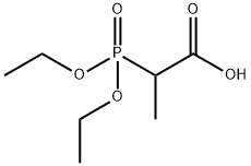 2-(DIETHYLPHOSPHONO)PROPANOIC ACID Structural