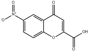 4H-1-BENZOPYRAN-2-CARBOXYLIC ACID, 6-NITRO-4-OXO- Structural