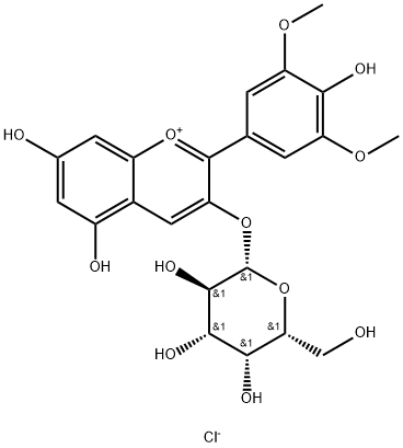 MALVIDIN-3-GALACTOSIDE CHLORIDE Structural