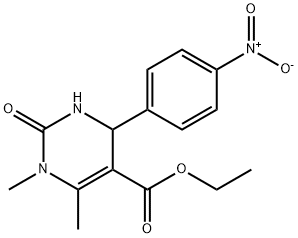 1,6-DIMETHYL-4-(4-NITRO-PHENYL)-2-OXO-1,2,3,4-TETRAHYDRO-PYRIMIDINE-5-CARBOXYLIC ACID ETHYL ESTER