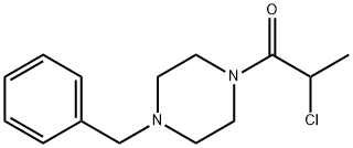 1-(4-BENZYLPIPERAZINO)-2-CHLOROPROPAN-1-ONE