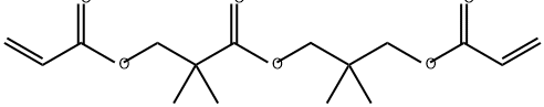 3-HYDROXY-2,2-DIMETHYLPROPYL 3-HYDROXY-2,2-DIMETHYLPROPIONATE DIACRYLATE Structural