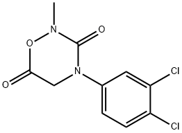 Dihydro-4-(3,4-dichlorophenyl)-2-methyl-2H-1,2,4-oxadiazine-3,6-dione Structural