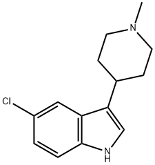 5-CHLORO-3-(1-METHYL-4-PIPERIDINYL)INDOLE Structural