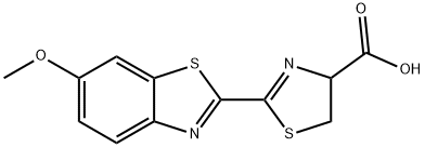 4,5-DIHYDRO-2-[6-METHOXY-2-BENZOTHIAZOLYL]-4-THIAZOLINECARBOXYLIC ACID SODIUM SALT Structural