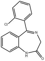 1,3-Dihydro-5-(2-chlorophenyl)-2H-1,4-benzodiozepin-2-one