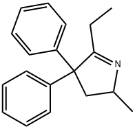 2-ETHYL-5-METHYL-3,3-DIPHENYLPYRROLINE Structural