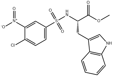 METHYL 2-([(4-CHLORO-3-NITROPHENYL)SULFONYL]AMINO)-3-(1H-INDOL-3-YL)PROPANOATE