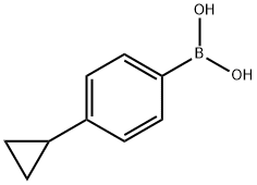 4-Cyclopropyl-benzeneboronic acid Structural