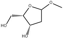 L-threo-Pentofuranoside, methyl 2-deoxy- (9CI) Structural