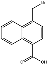 4-(BROMOMETHYL)NAPHTHALENE-1-CARBOXYLIC ACID Structural