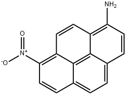 1-amino-8-nitropyrene Structural