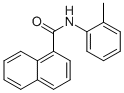 N-(2-METHYLPHENYL)-1-NAPHTHALENECARBOXAMIDE Structural