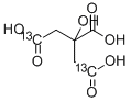 CITRIC ACID-1,5-13C2 Structural