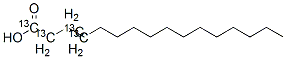 PALMITIC-1 2 3 4-13C4 ACID Structural