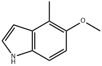 5-METHOXY-4-METHYLINDOLE Structural