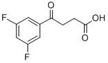 4-(3 5-DIFLUOROPHENYL)-4-OXOBUTYRIC ACID Structural