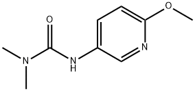 Urea, 3-(6-methoxy-3-pyridyl)-1,1-dimethyl- (8CI) Structural
