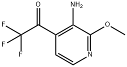 Ethanone, 1-(3-amino-2-methoxy-4-pyridinyl)-2,2,2-trifluoro- (9CI) Structural