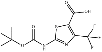 2-[(TERT-BUTOXYCARBONYL)AMINO]-4-(TRIFLUOROMETHYL)-1,3-THIAZOLE-5-CARBOXYLIC ACID