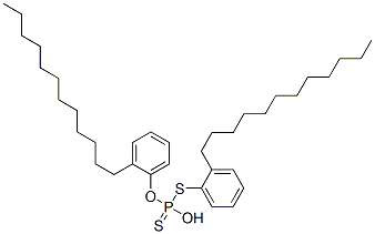 bis(dodecylphenyl) hydrogen dithiophosphate   Structural