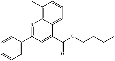 butyl 8-methyl-2-phenyl-4-quinolinecarboxylate