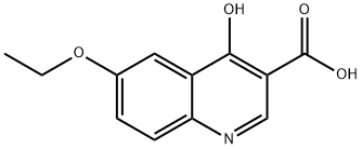 6-ETHOXY-4-HYDROXY-QUINOLINE-3-CARBOXYLIC ACID Structural