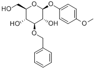 4-METHOXYPHENYL 3-O-BENZYL-BETA-D-GLUCOPYRANOSIDE Structural