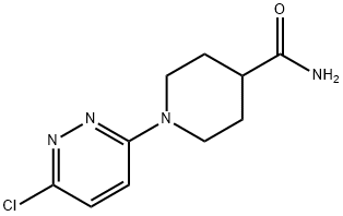 1-(6-Chloro-3-pyridazinyl)-4-piperidinecarboxamide Structural