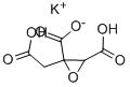 -Epoxytricarballylic acid monopotassiu Structural