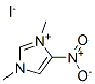 Imidazolium, 1,3-dimethyl-4-nitro-, iodide Structural