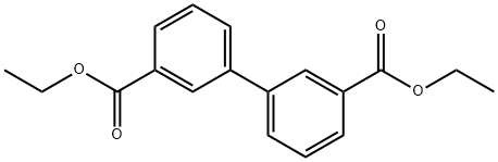 DIETHYL BIPHENYL 3,3'-DICARBOXYLATE Structural