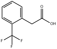 2-(Trifluoromethyl)phenylacetic acid Structural