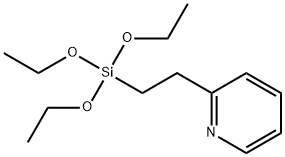 Triethoxy[2-(2-pyridyl)ethyl]silane Structural