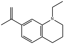 Quinoline, 1-ethyl-1,2,3,4-tetrahydro-7-(1-methylethenyl)- (9CI) Structural