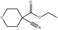 ethyl 4-cyanotetrahydro-2H-pyran-4-carboxylate Structural