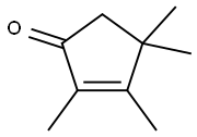 2,3,4,4-TETRAMETHYLCYCLOPENT-2-ENONE Structural