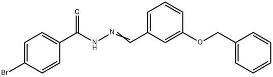 N'-[3-(benzyloxy)benzylidene]-4-bromobenzohydrazide