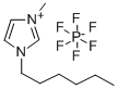 1-Hexyl-3-methylimidazolium hexafluorophosphate Structural