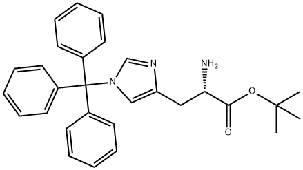 H-HIS(1-TRT)-OTBU Structural