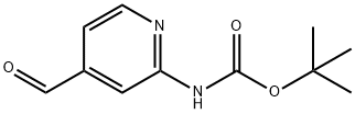 2-Boc-amino-4-formylpyridine Structural