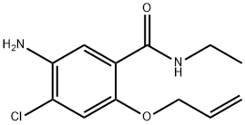 5-Amino-4-chloro-N-ethyl-2-(2-propenyloxy)benzamide Structural