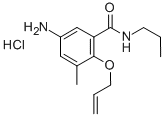 Benzamide, 5-amino-3-methyl-2-(2-propenyloxy)-N-propyl-, monohydrochlo ride (9CI)