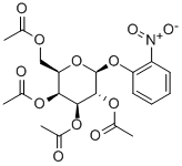 2-Nitrophenyl2,3,4,6-tetra-O-acetyl-b-D-galactopyranoside Structural