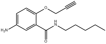 Benzamide, 5-amino-N-pentyl-2-(2-propynyloxy)-