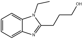 3-(1-ETHYL-1H-BENZIMIDAZOL-2-YL)PROPAN-1-OL Structural