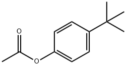 ACETIC ACID 4-TERT-BUTYLPHENYL ESTER Structural