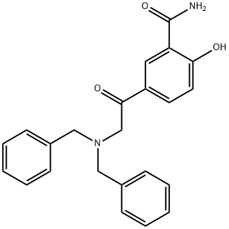 5-(N,N-Dibenzylglycyl)salicylamide Structural