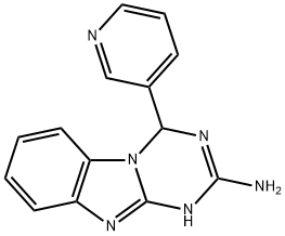 4-(3-PYRIDYL)-1,4-DIHYDRO[1,3,5]TRIAZINO[1,2-A][1,3]BENZIMIDAZOL-2-AMINE