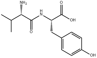 H-VAL-TYR-OH Structural